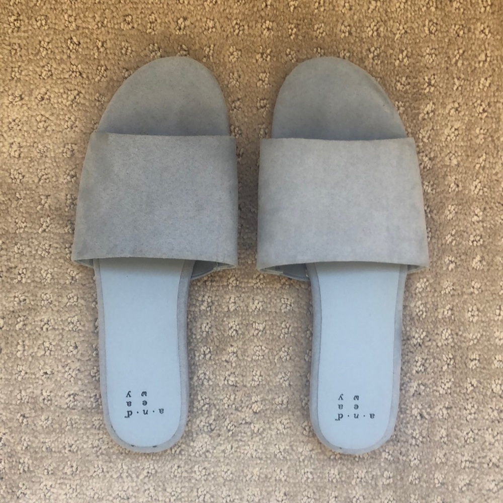 Light Blue Mules